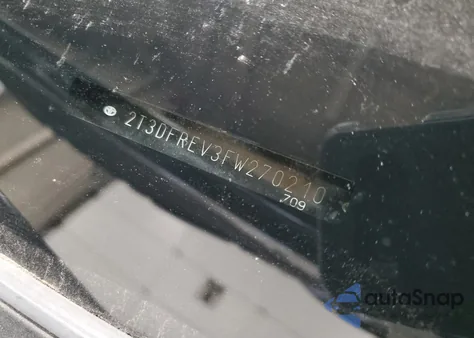 2015 Toyota Rav4 Limited z USA, uszkodzony, nr VIN 2T3DFREV3FW270210